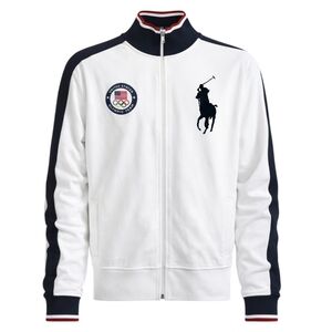 Polo Ralph Lauren Team USA Olympic Jacket XL White Big Pony London 2012